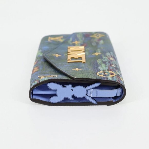 LOUIS VUITTON Masters Collection MONET Portefeuille Sarah M67589 LV Auth 139607M - Picture 8 of 16